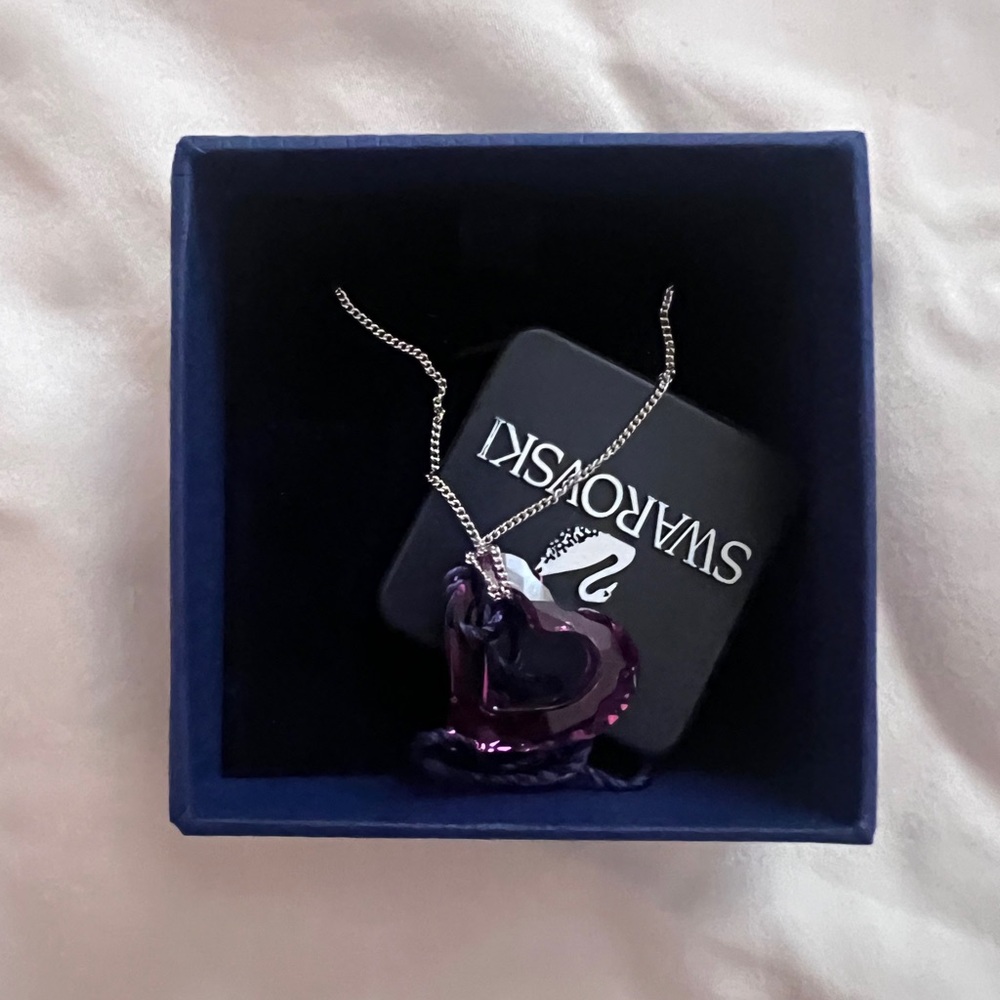 Swarovski heart necklace